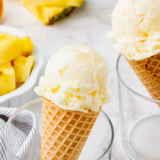 Pineapple Ice Cream