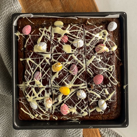 Easter Chocolate Protein Brownies