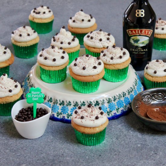 Baileys Tres Leches Cupcakes