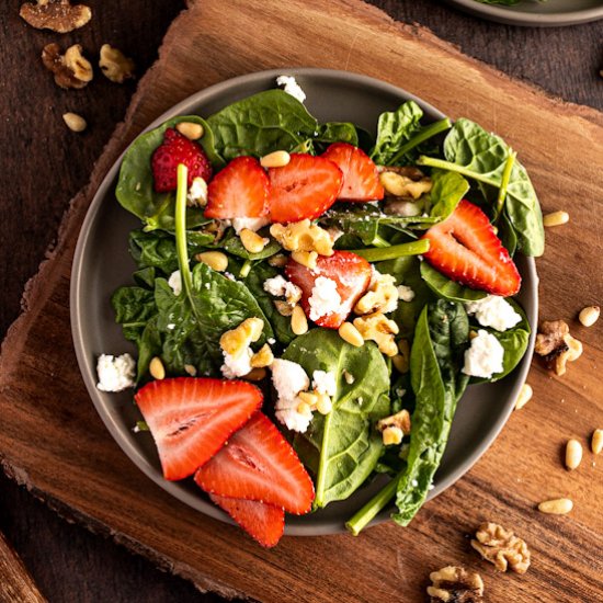 Strawberry Goat Cheese Salad