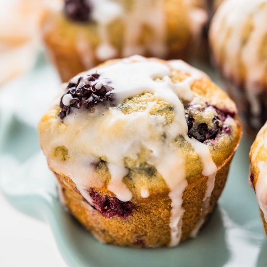 Lemon Blackberry Muffins