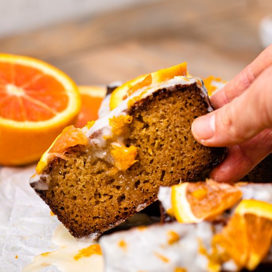 Glazed Orange Loaf {Gluten Free}