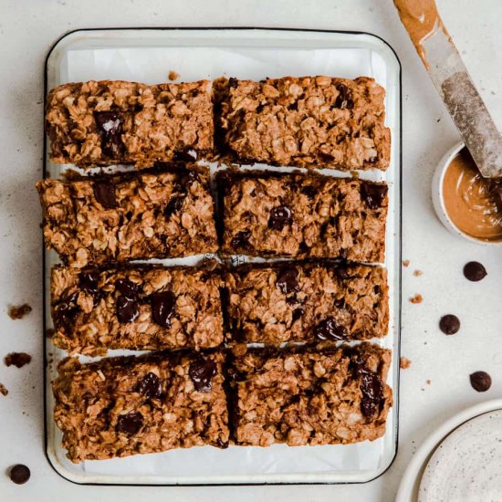 Peanut Butter Banana Oatmeal Bars