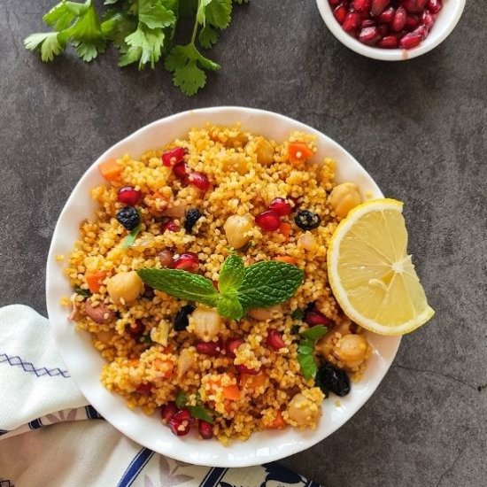 Moroccan spiced couscous salad