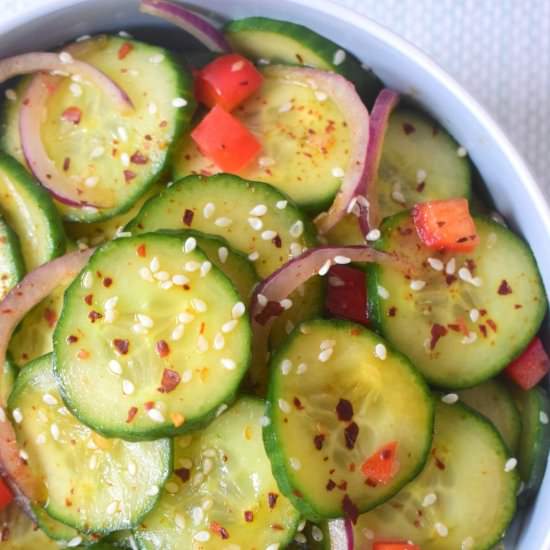 Asian cucumber salad