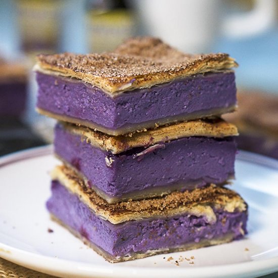 Churro Ube Cheesecake