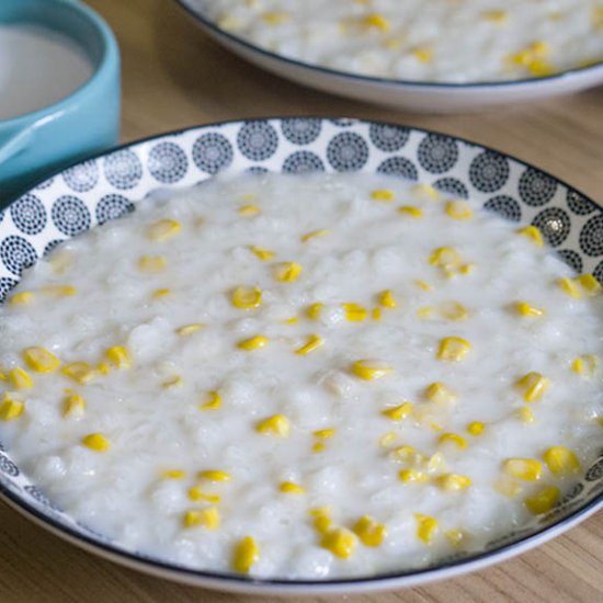 Ginataang Mais (Corn Rice Pudding)