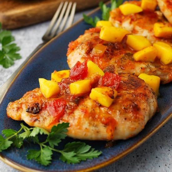 Easy Mango Grilled Chicken