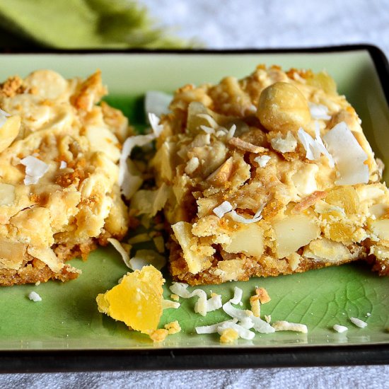 Pina Colada Hello Dolly Bars