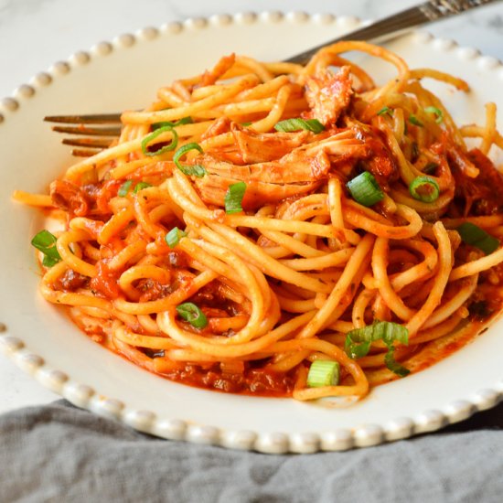 Cajun Chicken Spaghetti