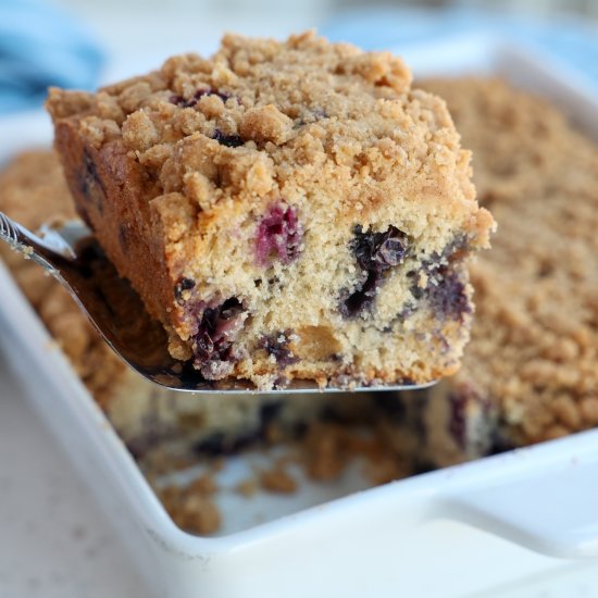 Blueberry Buckle Coffee Cake