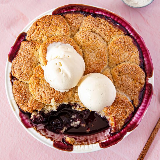 Buttermilk Cherry Cobbler