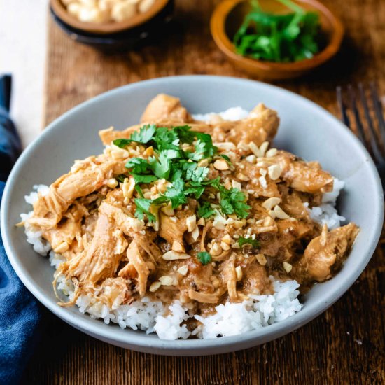 Instant Pot Peanut Chicken