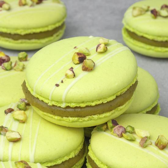 Pistachio Macarons