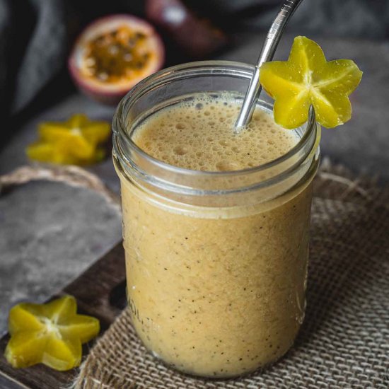 Star Fruit and Passion Fruit Juice