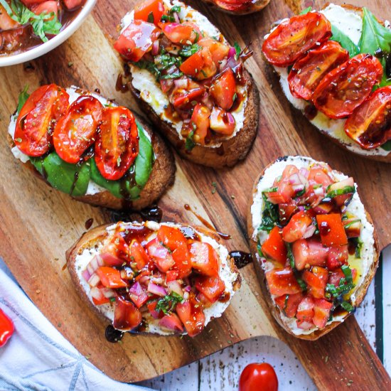 Classic Italian Bruschetta