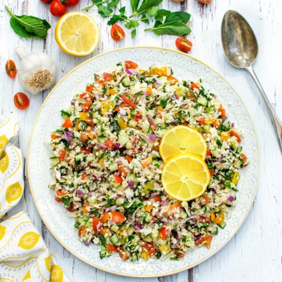 CAULIFLOWER RICE TABBOULEH