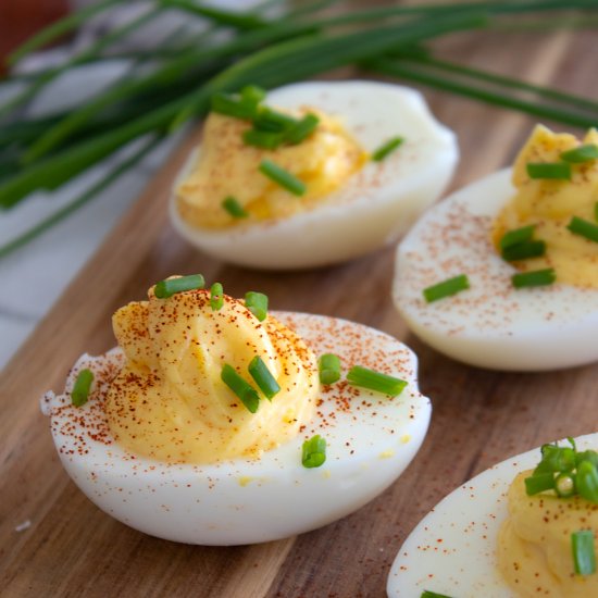 Air Fryer Deviled Eggs