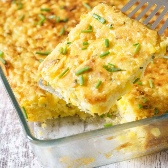 GLUTEN-FREE CORN CASSEROLE