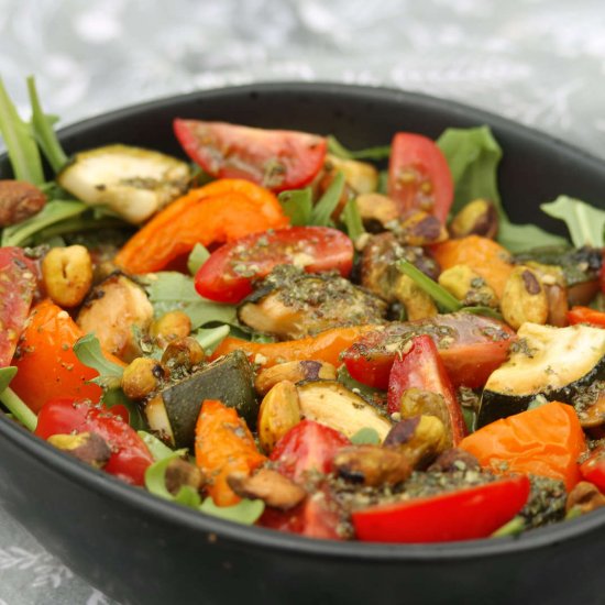 Homemade Roasted Vegetable Salad