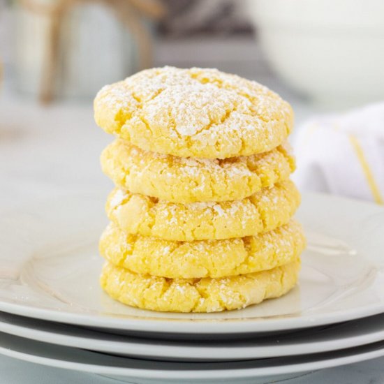 Lemon Cake Mix Cookies