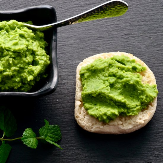 Mashed Peas with Mint and Wasabi