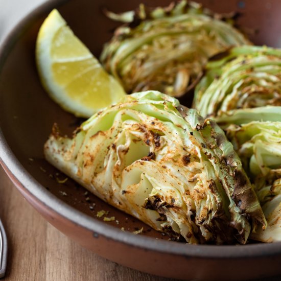 Light Air Fryer Cabbage