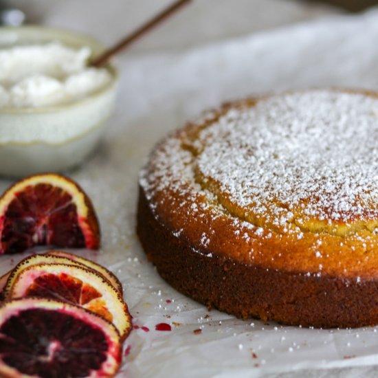 Orange Polenta Cake