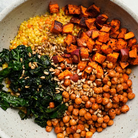 Sweet Potato and Kale Couscous