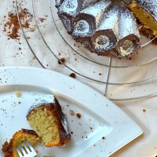 Vintage Whipping Cream Bundt Cake