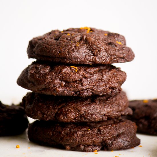 Triple Chocolate Orange Cookies