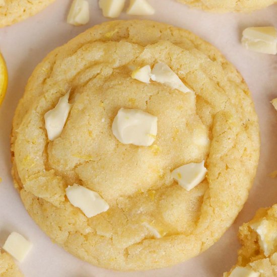 Lemon White Chocolate Cookies