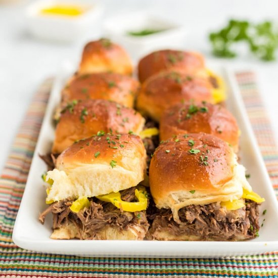 Mississippi Pot Roast Sliders