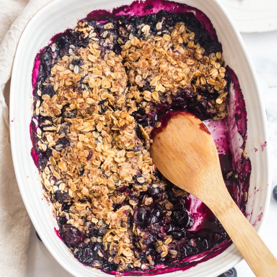 Gluten Free Blueberry Crisp