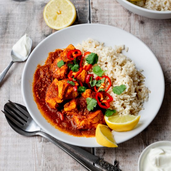 Easy Chicken Patia Curry