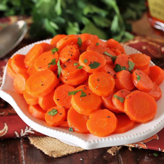 BEST Honey Glazed Carrots