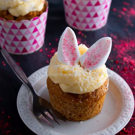 Easter Bunny Cupcakes