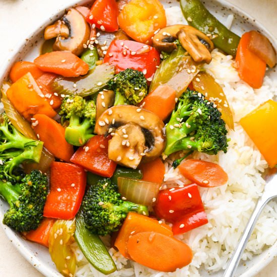 Easy Stir Fry Veggies