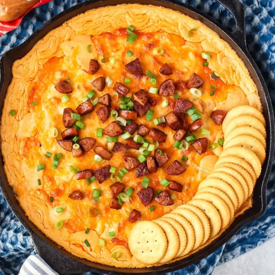 Cajun Chicken and Sausage Dip