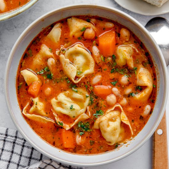 Vegetable Tortellini Soup