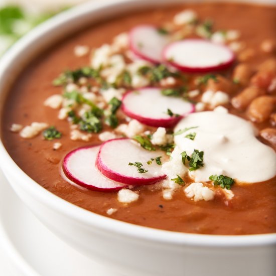 Sopa de Frijoles (Pinto Bean Soup)