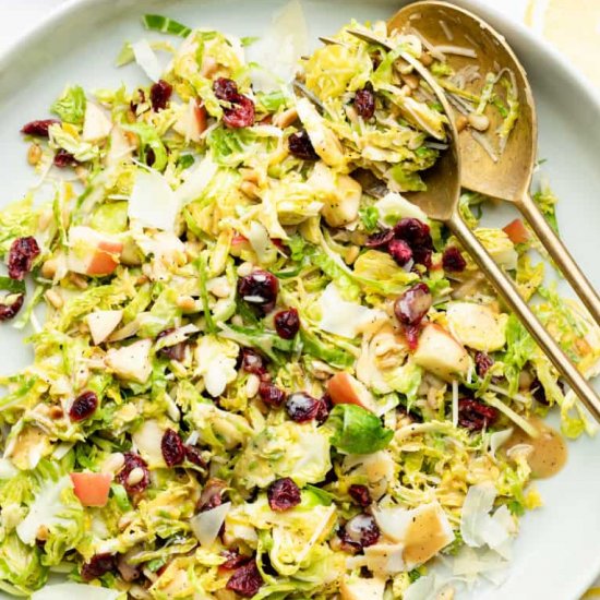 Shaved Brussels Sprout Salad