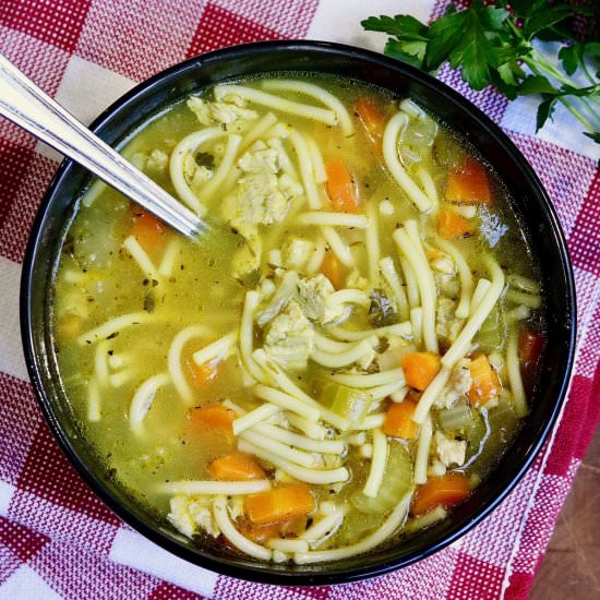 Instant Pot Vegan Chicken Soup