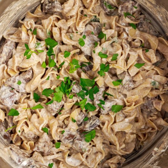 Instant Pot Beef Stroganoff