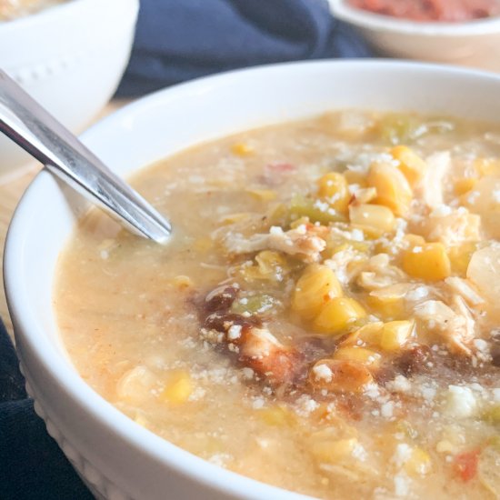 Chipotle Chicken and Corn Chowder