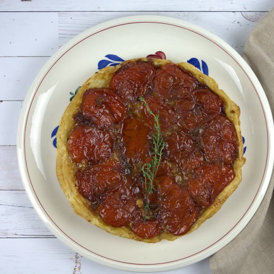 Upside-down Tomato Tart with Cheese