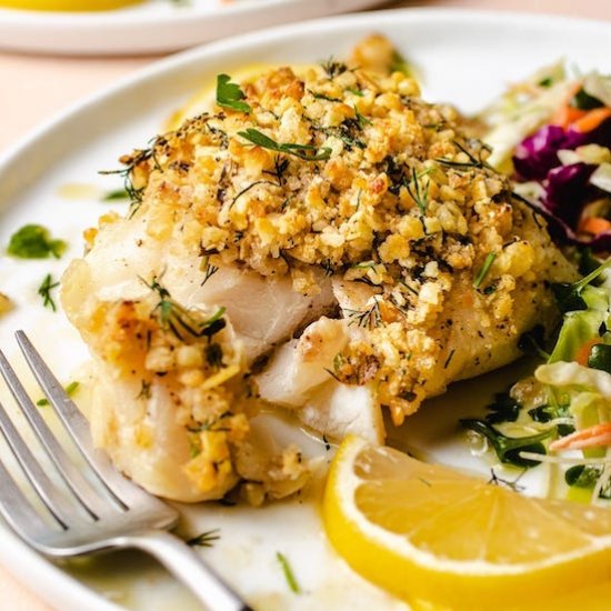 Baked Cod with Panko