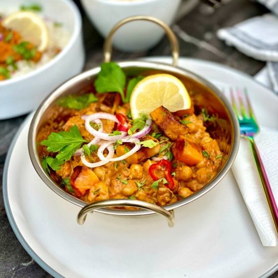 Butternut Squash and Chickpea Curry