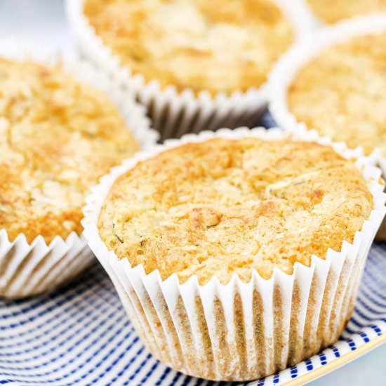 Banana and Courgette Muffins