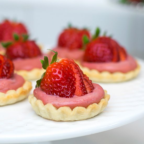 Strawberry Curd Mini Tarts